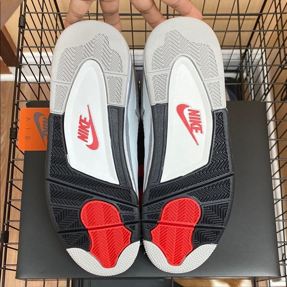 2025 Air Jordan 4 Retro “White Cement” - Picture 5 of 10